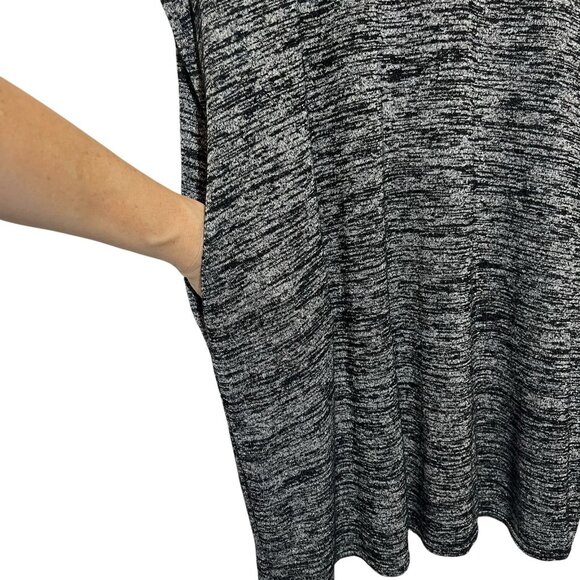 Aritzia Wilfred Free Lorelei T Shirt Dress Size XS Short Sleeve Gray Stretch - Picture 8 of 11